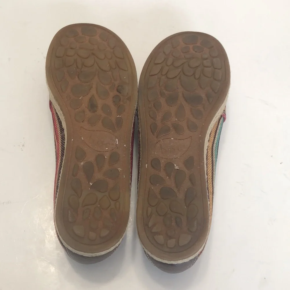 B.O.C Multi-Color Fabric Upper Slip-On Espadrilles size 8